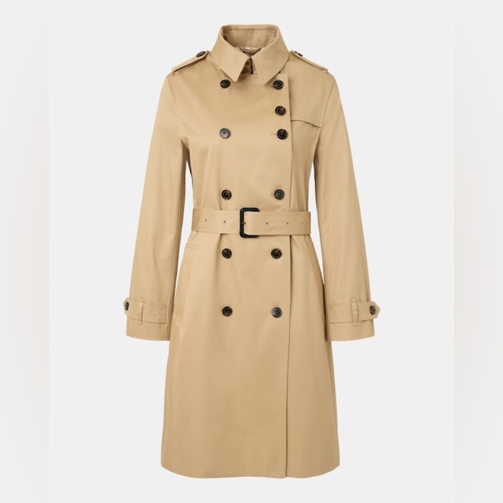 Classic Gabardine Beige Trench Coat - Picture 3 of 10